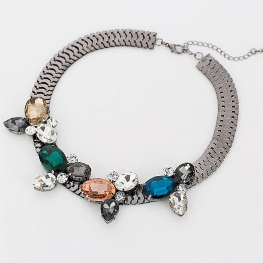Big Chunky Crystal Bead Necklaces