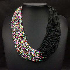 Boho Acrylic Beads Necklace