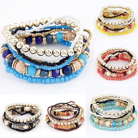 MutiLayer Beads Bracelets & Bangles