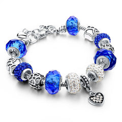 Crystal Charm Bracelet for Women