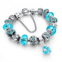 Crystal Charm Bracelet for Women