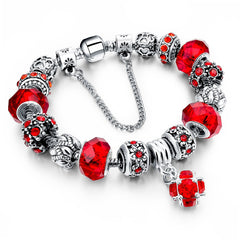 Crystal Charm Bracelet for Women