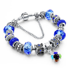 Crystal Charm Bracelet for Women