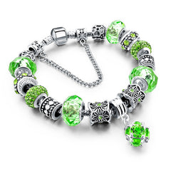 Crystal Charm Bracelet for Women