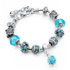 Crystal Charm Bracelet for Women