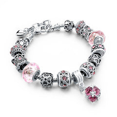 Crystal Charm Bracelet for Women