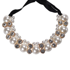 Double Row Adjustable Band Ribbon Beads