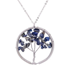 Chakra Stone Beads Pendant Necklace