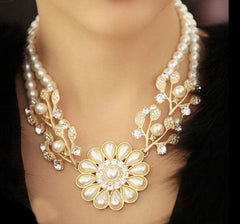 Simulated Pearl Necklace