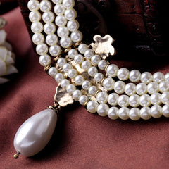 Simulated Pearl Necklace