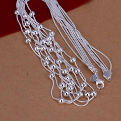 Filve Line Beads Necklace