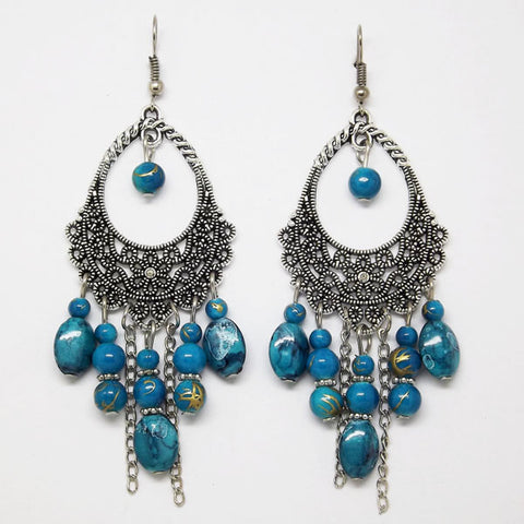 Beads Royal Vintage Earrings