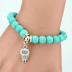 Vintage Charms Turquoise Beads