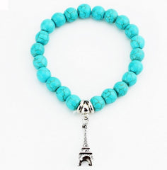 Vintage Charms Turquoise Beads