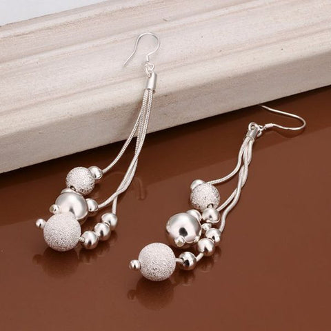 Three Line Beads Earrings