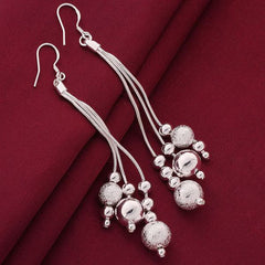 Three Line Beads Earrings