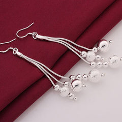 Three Line Beads Earrings