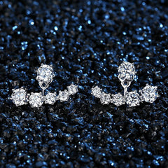 Crystal Beads Neckband Stud Earrings