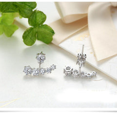 Crystal Beads Neckband Stud Earrings