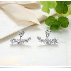 Crystal Beads Neckband Stud Earrings