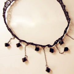 Beads Pendant Crystal Bib Chain