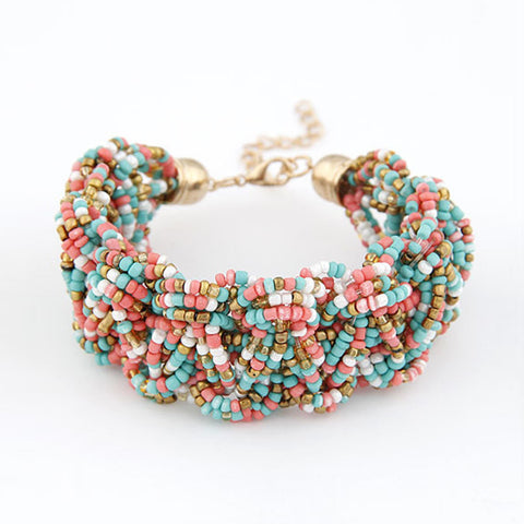 Handmade Bead Charm Bracelet