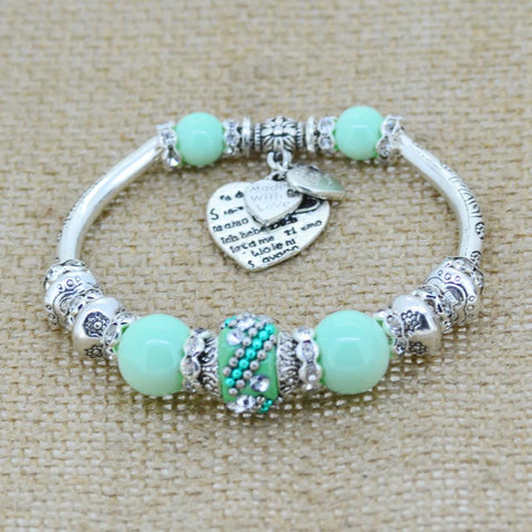 Love Heart Charm Bracelets