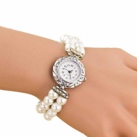 Pearl Beads Quartz Bracelet