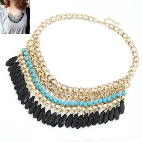 Choker Necklace Collier Femme Beads