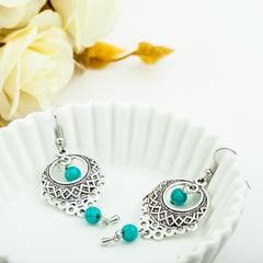 Beads Earring Hollow Big Long Tassel